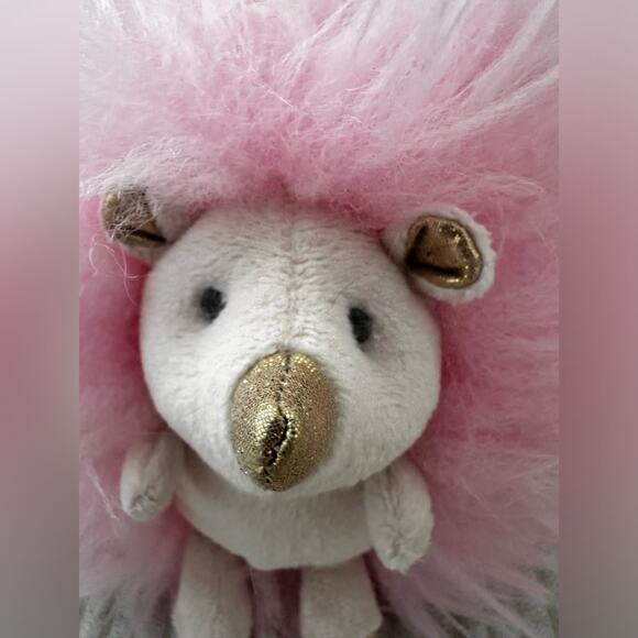 FAO Schwarz 6" Sparklers Pink Hedgehog Toy Plush - Picture 10 of 15